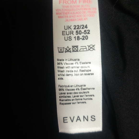 New Black Tunic Dress / 2X - Picture 9 of 10